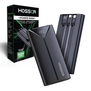 POWER BANK 20000MAH HOSSER CARGADOR PORTATIL CELULAR EXTERNO - 1