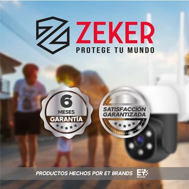 KIT NVR CAMARAS ZEKER SEGURIDAD FHD 1080P + DISCO DURO 500GB - 9