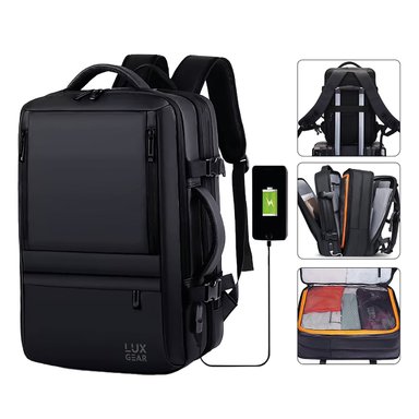 MOCHILA MALETA VIAJE CABINA LUXGEAR NOTEBOOK IMPERMEABLE 48L - 1