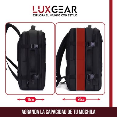 MOCHILA MALETA VIAJE CABINA LUXGEAR NOTEBOOK IMPERMEABLE 48L - 3