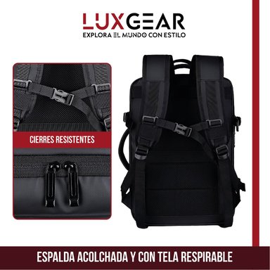 MOCHILA MALETA VIAJE CABINA LUXGEAR NOTEBOOK IMPERMEABLE 48L - 4