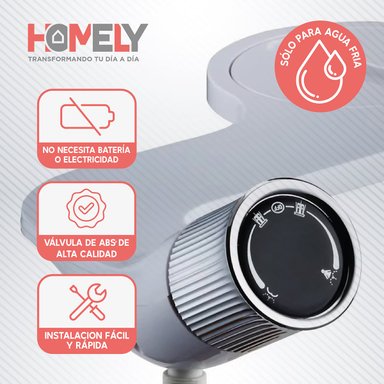 BIDET DUCHA HOMELY WC INODORO SET UNIVERSAL FLUJO AJUSTABLE - 2