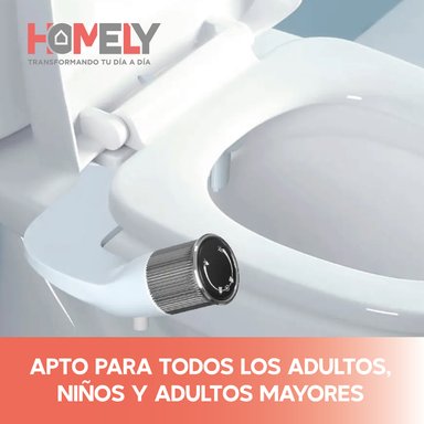 BIDET DUCHA HOMELY WC INODORO SET UNIVERSAL FLUJO AJUSTABLE - 8