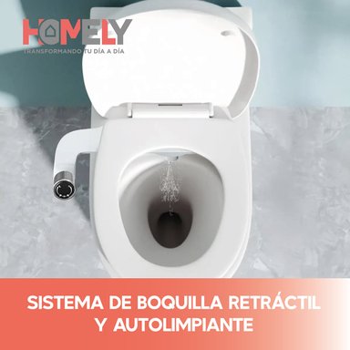 BIDET DUCHA HOMELY WC INODORO SET UNIVERSAL FLUJO AJUSTABLE - 9