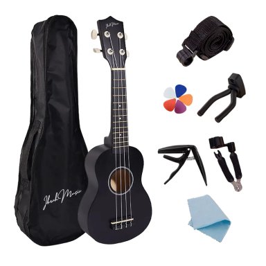 UKELELE SOPRANO CONCIERTO 21 PULGADAS IBRAH + ACCESORIOS - 1