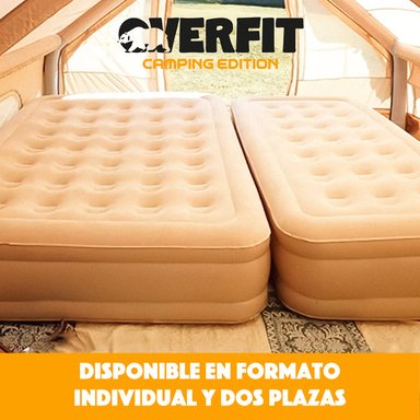 COLCHON INFLABLE ELECTRICO 2 PLAZAS OVERFIT BOMBA PORTATIL - 7