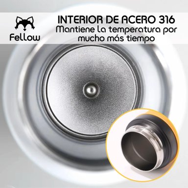 TERMO BOTELLA TERMICA 580ML TAURI BY FELLOW MUG CAFE AGUA - 4