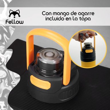 TERMO BOTELLA TERMICA 580ML TAURI BY FELLOW MUG CAFE AGUA - 7