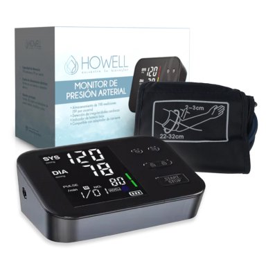 TENSIOMETRO V2 TOMA PRESION DIGITAL PRO HOWELL USB BATERIA - 1