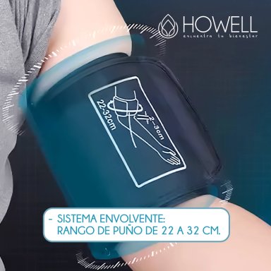 TENSIOMETRO V2 TOMA PRESION DIGITAL PRO HOWELL USB BATERIA - 5