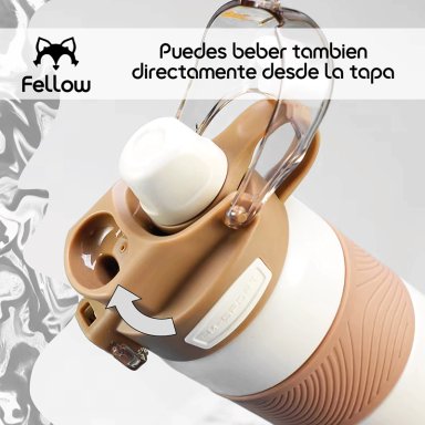 TERMO BOTELLA TERMICA TAURI BY FELLOW MUG AGUA CAFE 800ML - 6