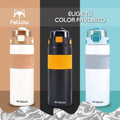 TERMO BOTELLA TERMICA TAURI BY FELLOW MUG AGUA CAFE 800ML - 9