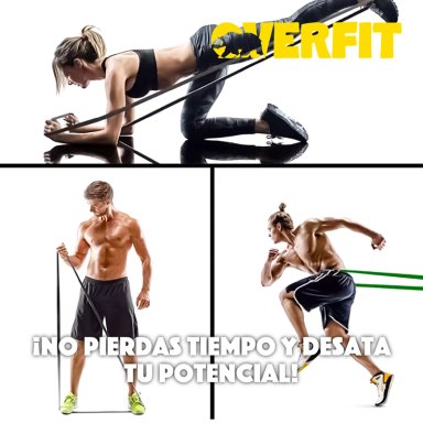 POWER BANDS OVERFIT BANDAS ELASTICAS RESISTENCIA SET X4 - 4