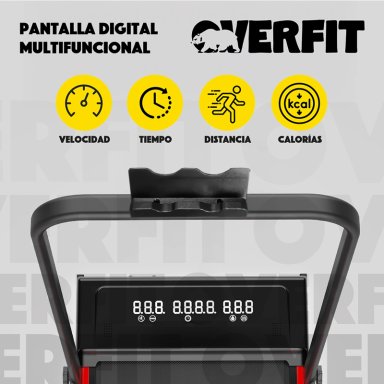 TROTADORA 2 HP OVERFIT CAMINADORA ELECTRICA PLEGABLE 10 KM/H - 4