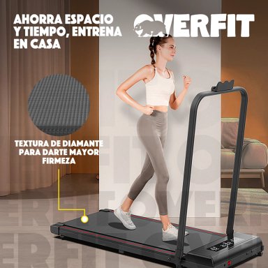 TROTADORA 2 HP OVERFIT CAMINADORA ELECTRICA PLEGABLE 10 KM/H - 8
