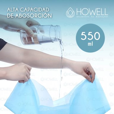 SABANILLA ADULTO PROTECTOR CAMA HOWELL 90X60CM 40 UNIDADES - 5