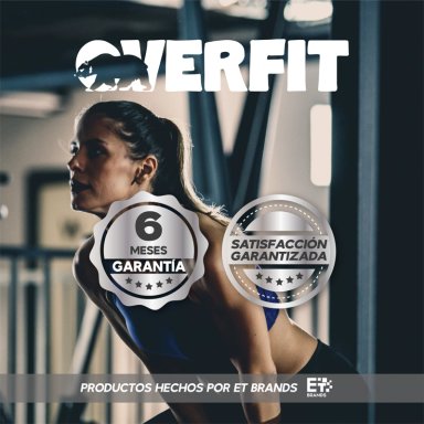 PAR DISCOS PREOLIMPICOS 5KG OVERFIT PVC SET 2 PESAS BARRA - 9