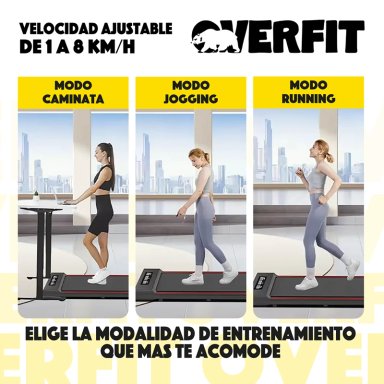 TROTADORA 1.5 HP OVERFIT CAMINADORA ELECTRICA PLEGABLE 8KM/H - 6