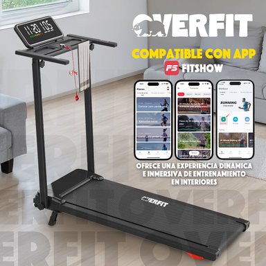 TROTADORA 2 HP OVERFIT CAMINADORA ELECTRICA PLEGABLE 12 KM/H - 7