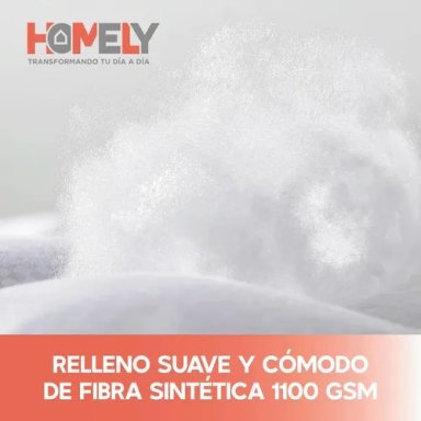 TOPPER CUBRE COLCHON KING HOMELY ACOLCHADO PREMIUM BLANCO BLANCO LISO KING - 3