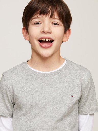 POLERA DE NIÑO ESSENTIAL C-NECK - 4
