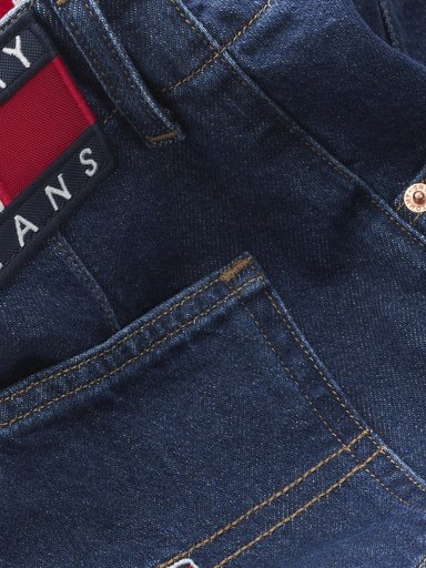 JEANS ALGODÓN MUJER TOMMY HILFIGER AZUL MOM TALLE SUPER ALTO - 3