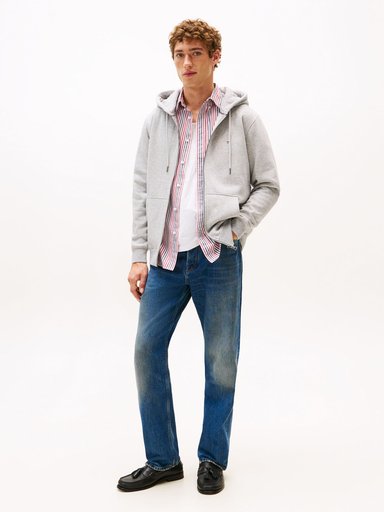 POLERON HOODIE CON CIERRE LOGO - 2
