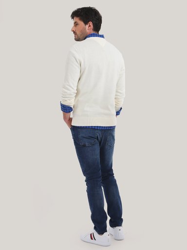 SWEATER BASICO SIGNATURE V-NECK - 3