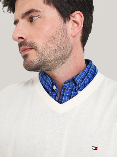 SWEATER BASICO SIGNATURE V-NECK - 4