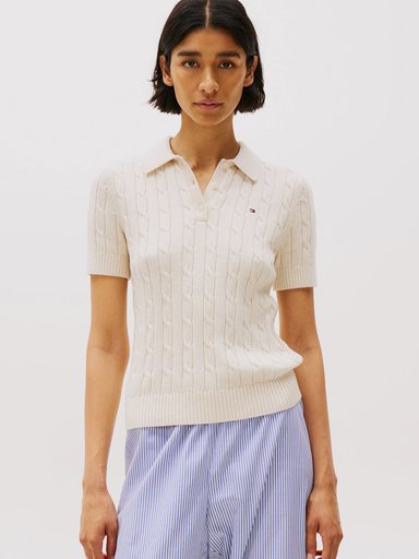 SWEATER CABLE SOLID - 1