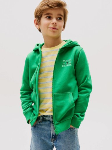 POLERON HOODIE DE NIÑO FLAG CON CIERRE - 1
