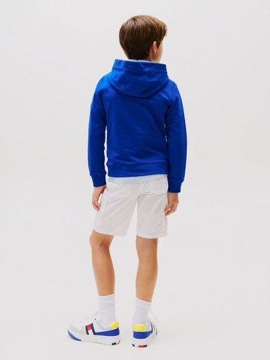 POLERON HOODIE DE NIÑO ESSENTIAL CON LOGO - 3