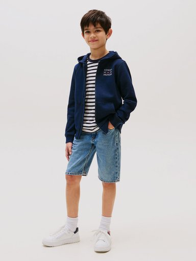 POLERON HOODIE DE NIÑO FLAG CON CIERRE - 2