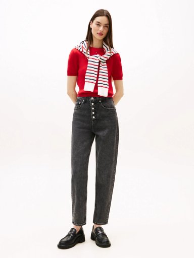 JEANS MOM TAPERED FIT - 1