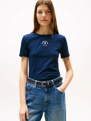 POLERA LOGO ESTAMPADO SLIM FIT - 1