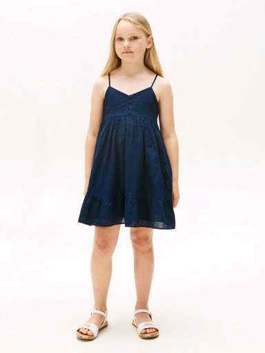 VESTIDO BRODERIE SOLID - 1