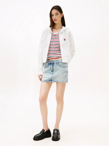 POLERON HOODIE CROPPED CON CIERRE - 2
