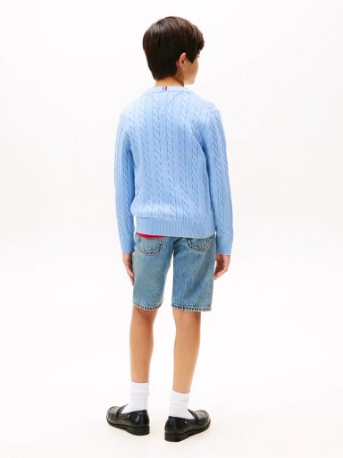 SWEATER DE NIÑO DE PUNTO TRENZADO - 3