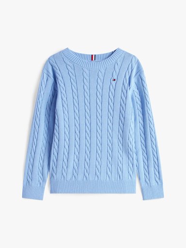 SWEATER DE NIÑO DE PUNTO TRENZADO - 5