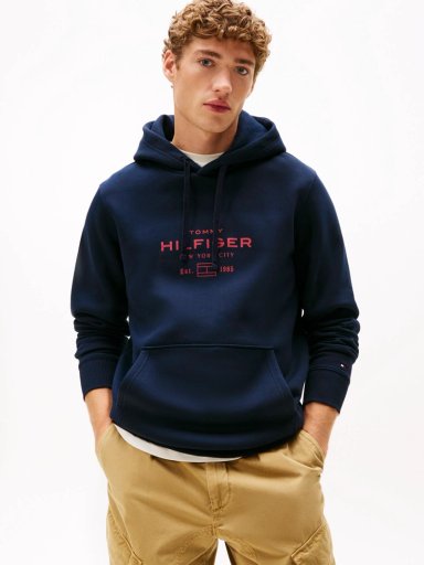POLERON HOODIE OVAL LOGO GRAFICO - 1