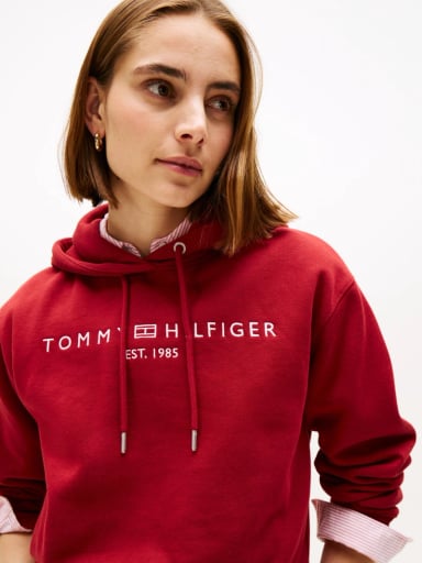 POLERON HOODIE CON LOGO BORDADO - 4