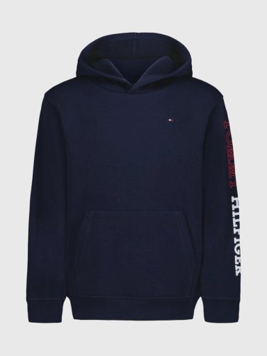 POLERON HOODIE DE NIÑO SOLID CON LOGO - 1