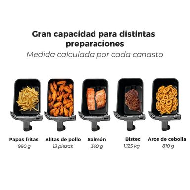 FREIDORA DE AIRE KITCHEN-IT DUAL EDITION 9 LITROS - 8