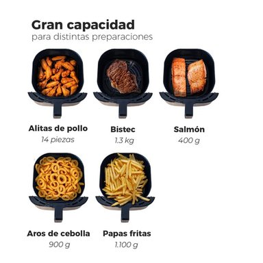 FREIDORA DE AIRE KITCHEN-IT PLUS EDITION 5 LITROS - 6