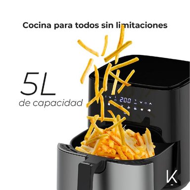 FREIDORA DE AIRE KITCHEN-IT PLUS EDITION 5 LITROS - 8