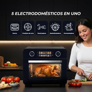 HORNO FREIDORA DE AIRE KITCHEN-IT SMART EDITION 25L - 7