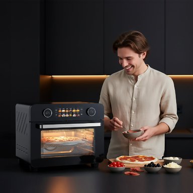 HORNO FREIDORA DE AIRE KITCHEN-IT SMART EDITION 25L - 12