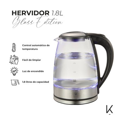 HERVIDOR DE VIDRIO 1.8L GLASS EDITION - 5