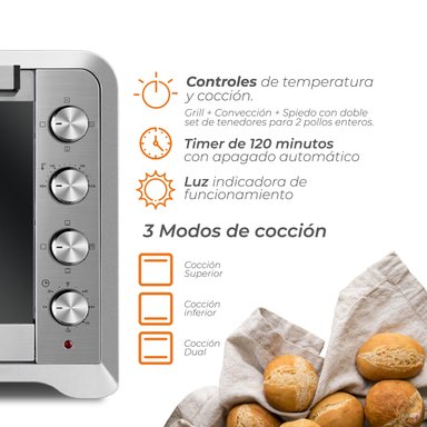 HORNO ELECTRICO SILVER SERIES 100L - 7
