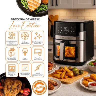 FREIDORA DE AIRE LUXE EDITION 8L - 6